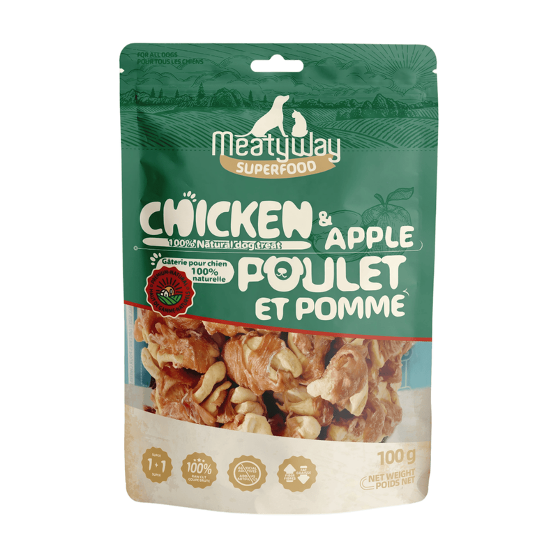 MeatyWay Chicken and Apple 100g MegaBDM