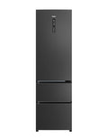Haier HETR3619ENPB 60cm Wide, 190cm Tall, Total No Frost, 3 Door, 60/40 Fridge Freezer - Slate Black, E Rated MegaBDM