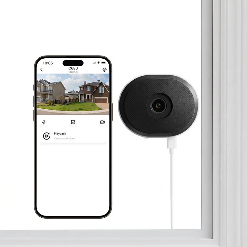 ZOSI WiFi Camera for Home Security C680 3MP 2K Window Security Camera Full Color Night Vision Indoor Plug-in AI Human Vehicle Detection 2.4/5GHz WiFi 24/7 Recording 2 Way Talk Easy Install 1 PCS - UK MegaBDM