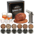 Huacan Cocktail Smoker Wooden Barrel Set Cocktail Mixing Tools 240ml 1set MegaBDM