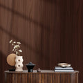 Murgall Coffee Brown Wood Grain Peel and Stick Wallpaper 60x305cm 1 Roll MegaBDM
