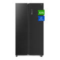 CHiQ JKR525WGE 525 L 91 cm Side-by-Side Total No Frost American Fridge Freezer, Premium Black Steel, E Rated MegaBDM