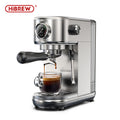 HiBREW H10B 20Bar Semi Automatic Espresso Coffee Cappuccino Machine Temperature Adjustable Cold/Hot Super Slim Coffee Maker - Stainless Steel MegaBDM
