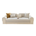 Ochama Chenille Sofa Cushion Cover, Herringbone Throw Pillow Protector, Sofa Cushion Protector, 45×45 cm - Beige MegaBDM