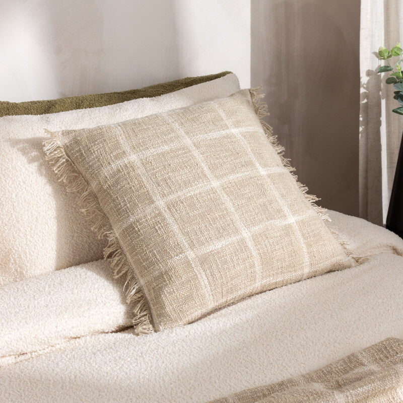 Yard Cushion Beni Square Stone/Natural 45x45cm MegaBDM