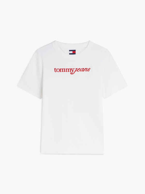 Tommy Hilfiger Relaxed Jersey T-Shirt - Ecru MegaBDM