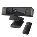 j5create JVCU435 USB™ 4K Ultra HD Webcam with 5x Digital Zoom Remote Control, Black and Silver MegaBDM