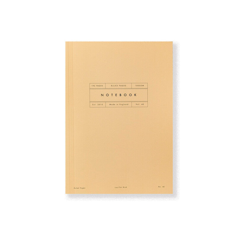 Katie Leamon A5 Notebook Lined Paper 100GSM Mustard MegaBDM