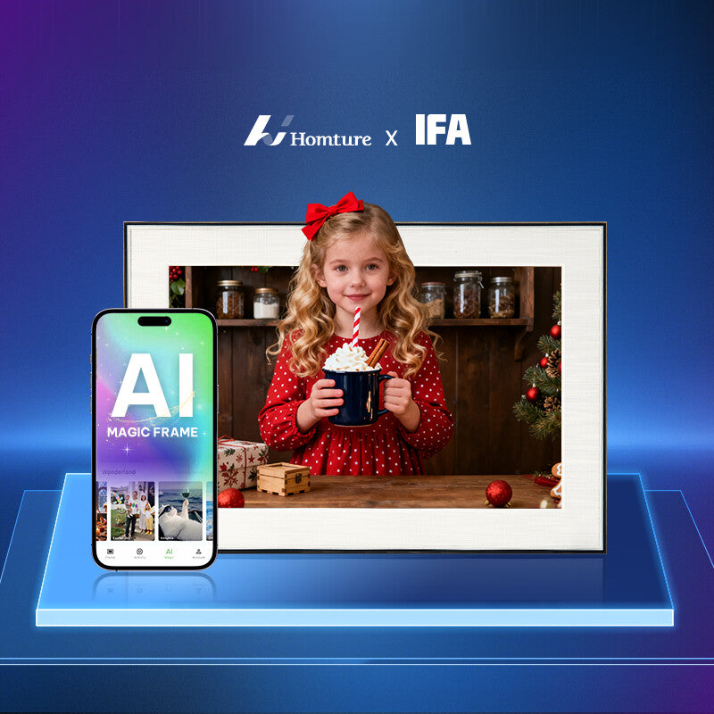Magic Frame [AI Photo Motion] – 10.1" Full HD WiFi Digital Picture Frame, Old Photo Alive, Unlimited Cloud Storage, Digital Photo Display with Easy Setup, Gift for Mom and Dad MegaBDM