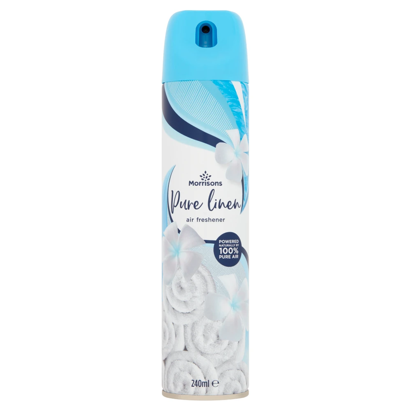 Morrisons Air Freshener Spray, Pure Linen, 240ml MegaBDM