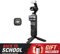 DJI Osmo Pocket 4 Creator Combo, Pocket Gimbal Vlog Camera, 1-Inch CMOS & 4K/240fps, 3-Axis Stabilisation, 2x Lossless Zoom, 14-Stop Dynamic Range, 107GB Built-In Storage, Handle with 1/4-Inch Thread MegaBDM