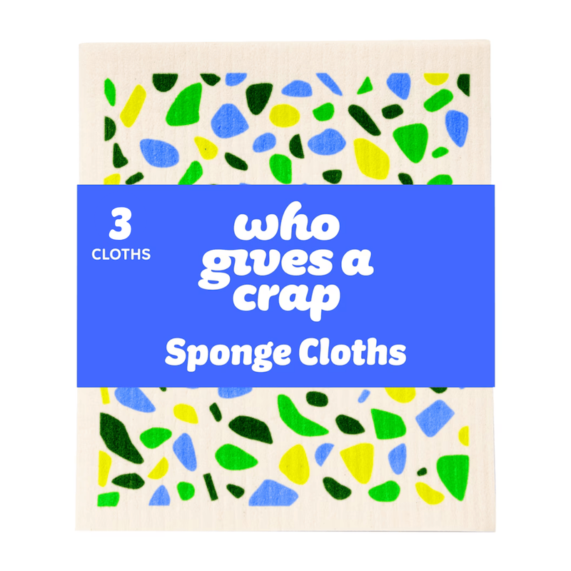 Who Gives A Crap Sponge Cloth, 3 Pack MegaBDM
