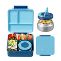 Meoky 54oz Single-Latch Divided Lunch Box - Blue, New Year Sale, Top Gift Picks MegaBDM