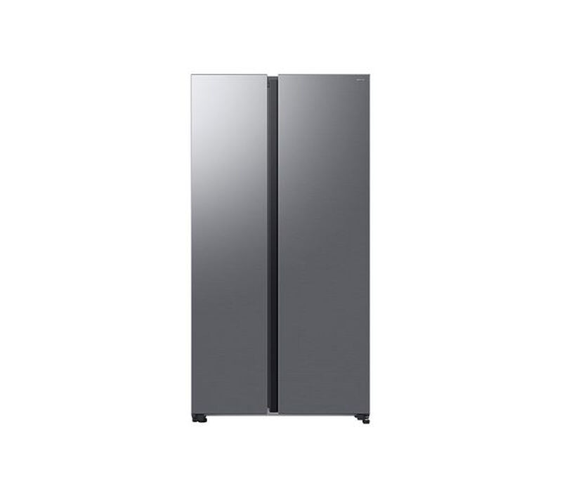 SAMSUNG Bespoke AI Series 7 RS70F67QCTEU American-Style Fridge Freezer - Silver - C Rated MegaBDM