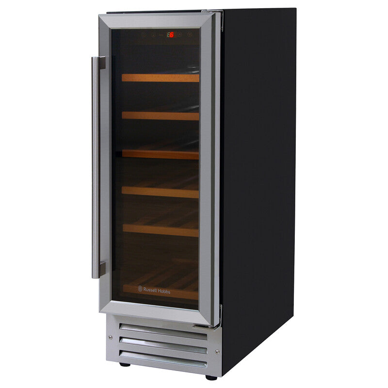 Russell Hobbs RHBI18WC1SS Stainless Steel Freestanding & Built-In 18-Bottle Wine Cooler MegaBDM