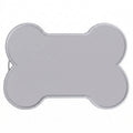 Blinkit 014-1 Bone-Shaped Pet Food Mat/Dog Splash Mat, Large Silicone Material, Widened and Thickened Edges, Waterproof and Food Overflow Prevention, Suitable for Pet Feeding Area, Beige/Gray/Black/Pink/Blue MegaBDM