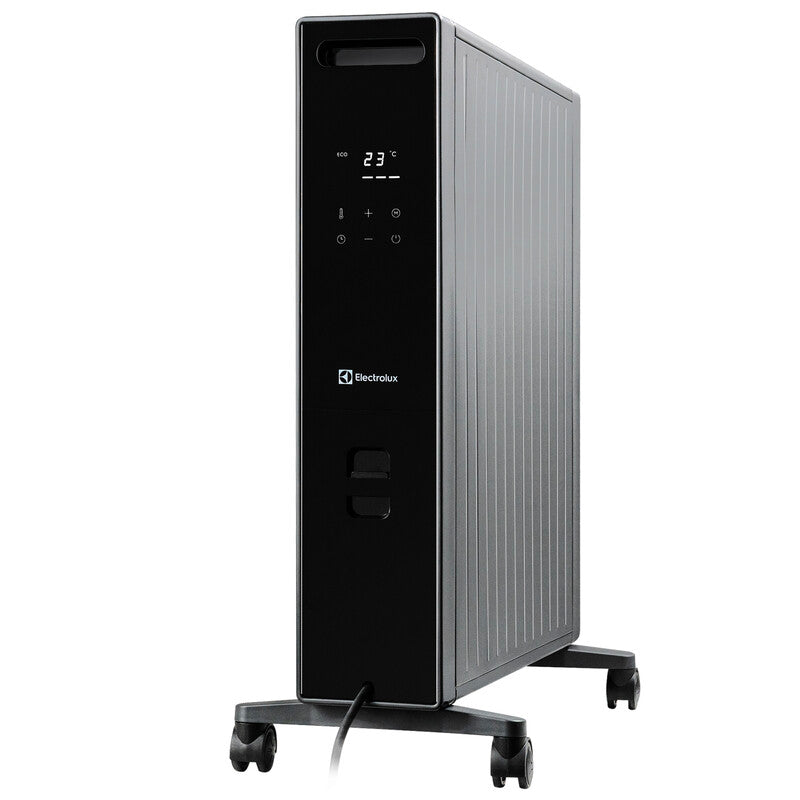Electrolux Oil Free Radiator – 2000W Fast Heating, Lightweight Design, Adjustable Thermostat, Grey HEA1990ELGRY MegaBDM