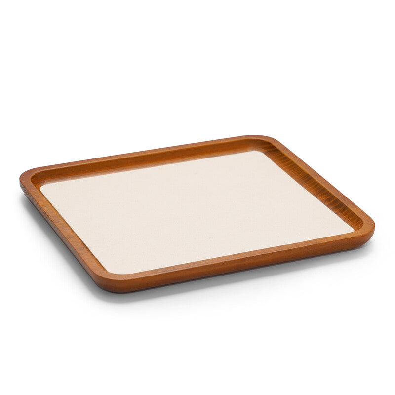 Oirlv Wooden Jewelry Organizer Tray Jewelry Ring Bracelet Necklace Viewing Tray Watch Jewelry Display Tray Jewelry Storage Plate MegaBDM
