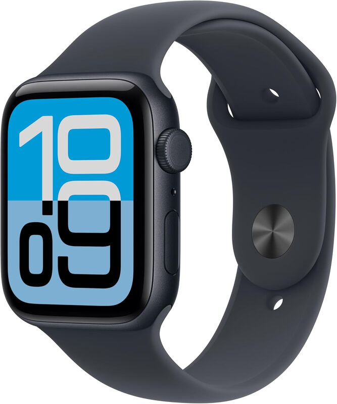 Apple Watch SE 3 GPS 44mm Midnight Aluminium Case with Midnight Sport Band - M/L MegaBDM