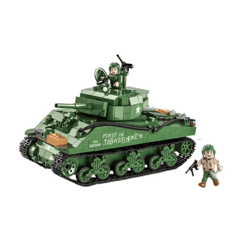 Cobi World War 2 Sherman M4A3E2 Tank 720 Piece Brick Building Set MegaBDM