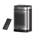 DREO Atom Core Fan Heater – 1500W PTC Heating, 70° Wide Oscillation, Electronic Thermostat, Atom Core - Silver & Black MegaBDM