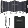 SWAREY Faltbares Solarpanel 200W Tragbar Monokristallin Solarmodul Mit PD 18W Typ-C, XT60 Anderson DC5521 Adaptern für Powerstation Solargenerator Camping Phone Laptop MegaBDM