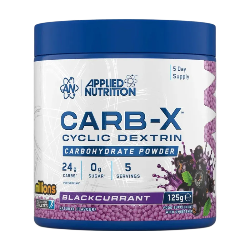 Applied Nutrition Carb X Carbohydrate Energy Powder Blackcurrant Millions Flavour - 125g MegaBDM