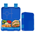 Meoky 5-Compartment Bento Lunch Box with Double Latches - Blue, New Year Sale, Top Gift Picks MegaBDM