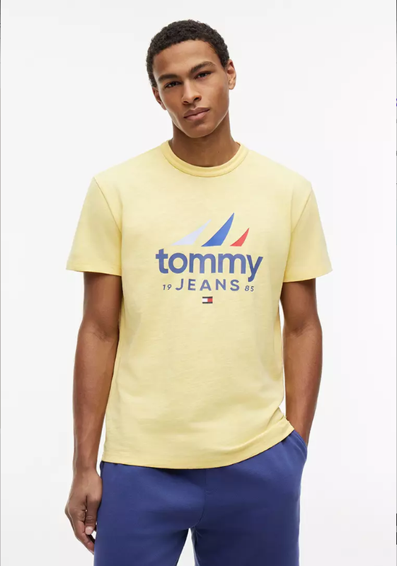Tommy Hilfiger Jeans Sailing Logo T-Shirt - Citronella MegaBDM
