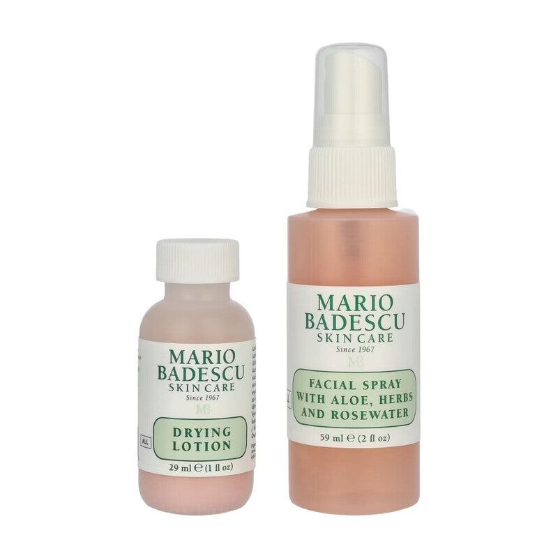 Mario Badescu GRAB and GO Travel Set (Drying Lotion 29ml + Facial Spray 59ml) MegaBDM