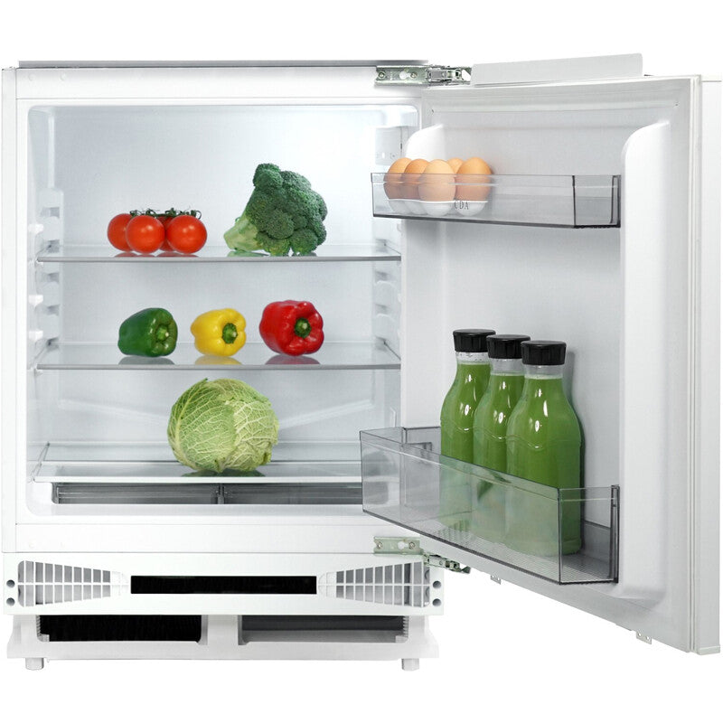 CDA FW224 Integrated Built-Under Fridge with Icebox 95L - White - E Rated MegaBDM