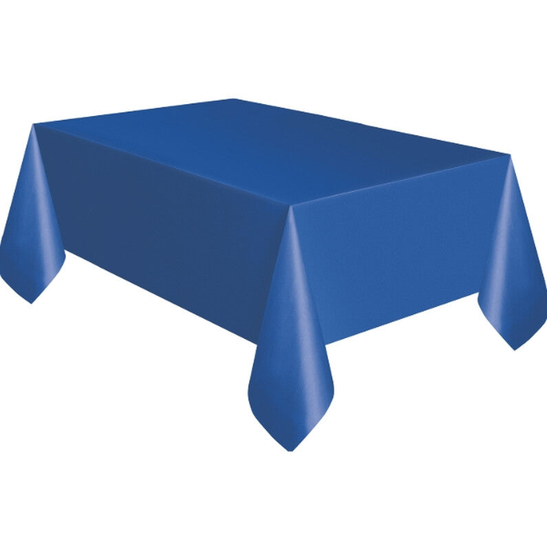 Unique Plastic Table Cover, Blue, 1.37 x 2.74m MegaBDM