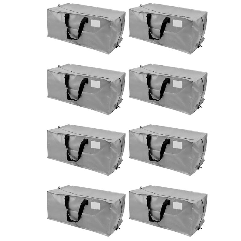 8pcs Heavy-Duty Moving Bag, extra-Large Capacity Storage Bag, with Backpack Shoulder Straps, Sturdy Handles and Zippers, Can Replace Moving Boxes, 73*34*37cm MegaBDM