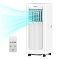 ELECCI 4-In-1 Mobile Air Conditioner 1.8 kW, Cooling/Dehumidifier/Fan/Sleep Mode, Energy Class A, R290 Refrigerant, Adjustable 16–30°C, Remote Control & 24h Timer, Washable Filter, Auto Defrost, Window Kit Included MegaBDM