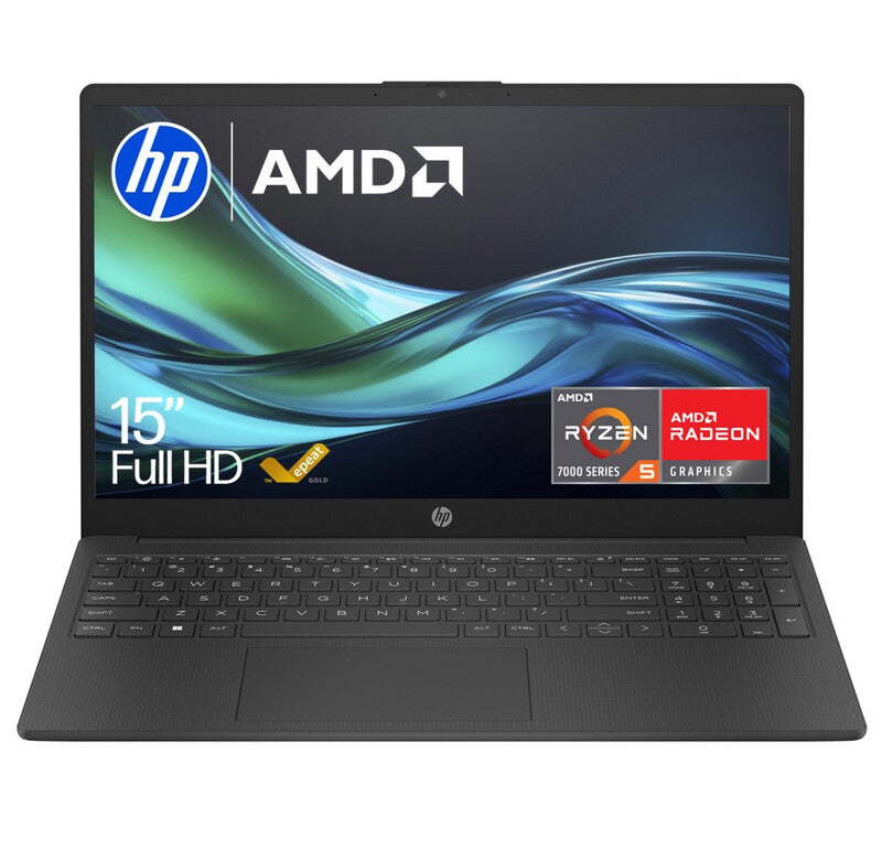 HP 15-fc0057na 15.6", Ryzen 5-7520U, 8GB RAM, 512GB SSD, Windows 11 Home MegaBDM