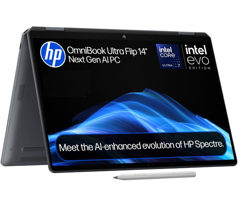 HP 14-fh0006na, OmniBook Ultra Flip, 2-in-1 Copilot+, 16GB RAM, 1TB SSD, Windows 11 Home MegaBDM