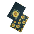 RHS by Dexam Tea Towels Sunflower Navy/Yellow 2pcs MegaBDM