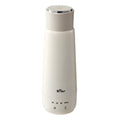 Bear Portable Travel Electric Kettle ZDH-C04X1, 4 Temperature Control Settings, Keep Warm Function, Fast Boil, 300 ml Capacity, Double Layer 304 Stainless Steel, Includes Storage Bag, Plugged In To Use MegaBDM