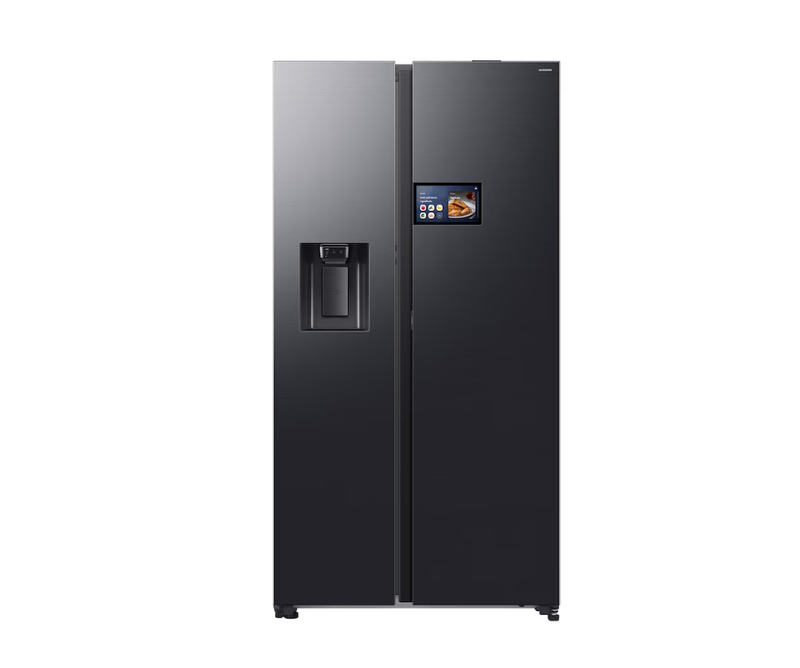 Samsung Series 9 AI Home RS90F64EDFEU 621L Smart American Fridge Freezer, Black MegaBDM