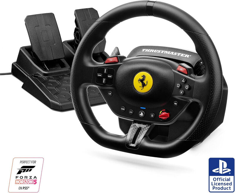 Thrustmaster T98-P Ferrari 296 GTB Racing Wheel & Pedal Set - PS5, PS4, PC MegaBDM