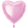 Unique Party Heart Foil Balloon, Pastel Pink, 45cm MegaBDM