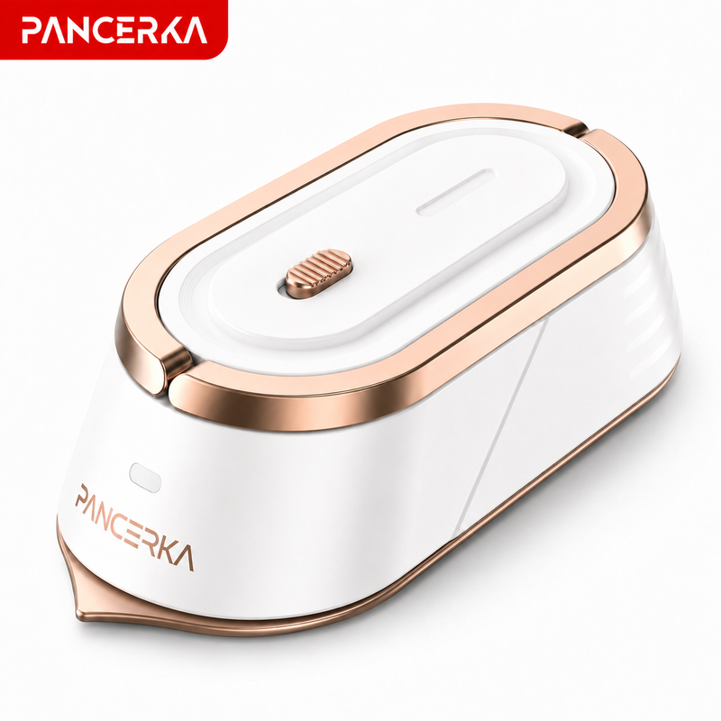 PANCERKA Portable Iron, 110–240V Wide Voltage, 18s Fast Heating, Compact and Lightweight, Ideal for Travel and Home Use, BD-Z401001 Beige MegaBDM