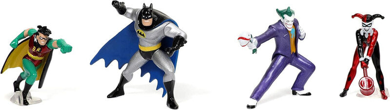 Jada Batman 2.75 Inch 4 Pack Figure Diorama Set MegaBDM