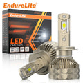 ENdureLite H7 Car HeadLights, LED Fog Light, White 6000K LED Bulbs, 1:1 Design Plug & Play, Fan Cooling, Brighter H7 for Cars, Pack of 2 MegaBDM
