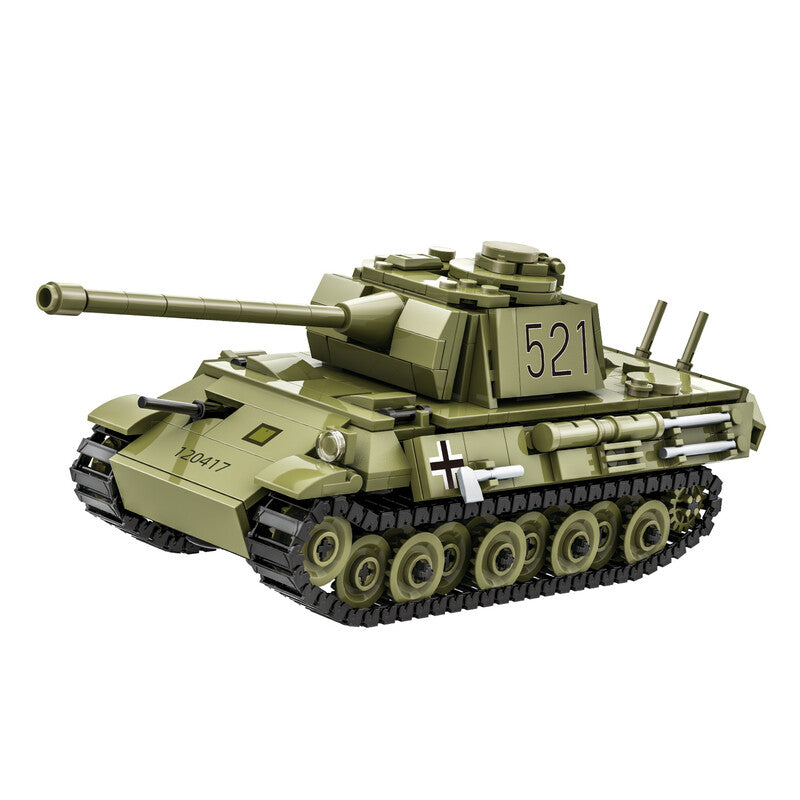 WANGE Black Panther Tank 638 Pcs Building Blocks Set for Hobby Builders MegaBDM