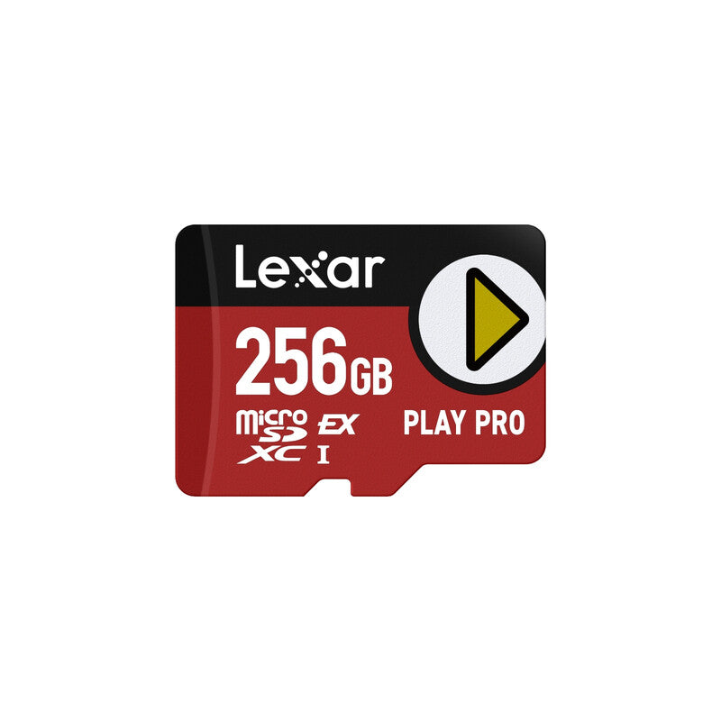 Lexar PLAY PRO MicroSDXC Express Card 256GB, up to 900MB/s Read, 600MB/s Write, Gaming-Optimized, A2, 4K, High-Speed Micro SD Memory Card for Handheld Consoles, Switch, Portable Gaming Device MegaBDM