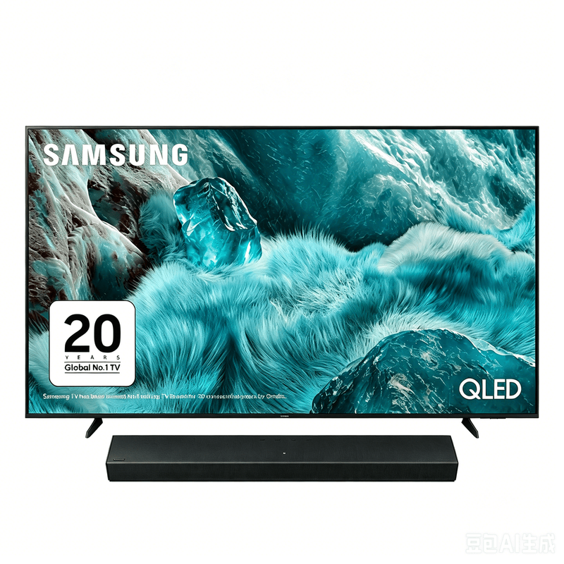 Samsung 75" QE75Q7F QLED TV + HW-C400 Soundbar MegaBDM