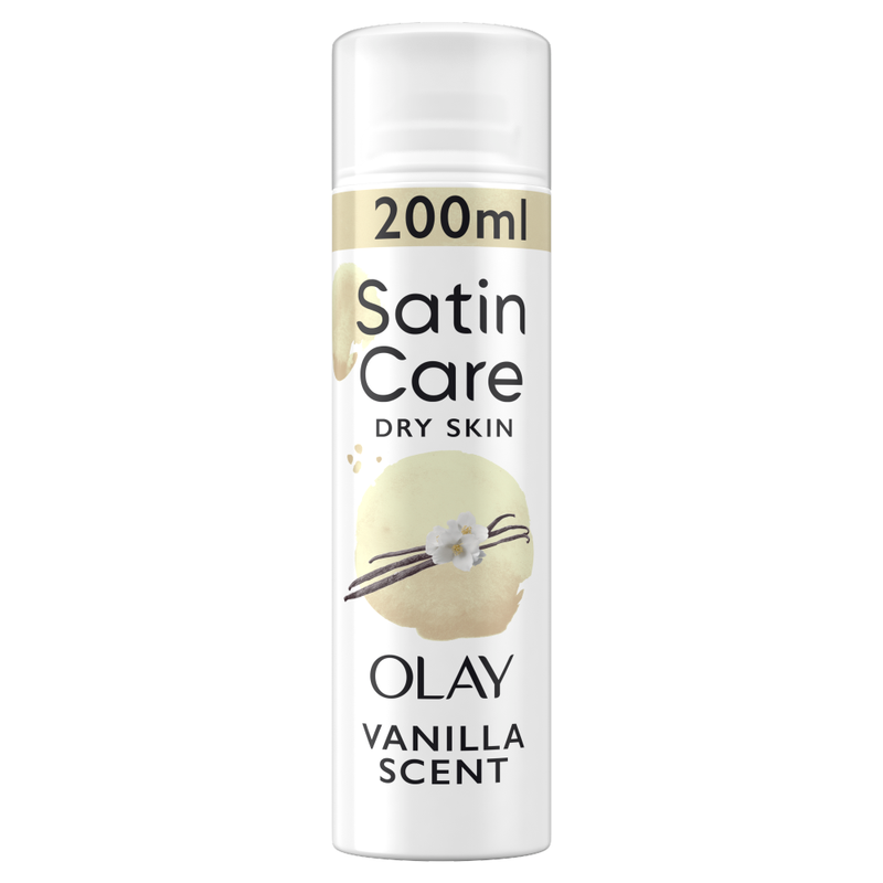 Venus Satin Care Women's Shave Gel Vanilla Scent with Olay 200ml MegaBDM