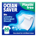 OceanSaver Eco Laundry Detergent Sheets | Bio | Eco-Friendly, Biodegradable & Freshly Scented | Zero-Waste & Removes Tough Stains | Vegan, Plastic & Cruelty-Free | Plant Based Formula (60 Washes) MegaBDM