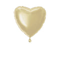 Unique Heart Foil Balloon, Gold, 45cm MegaBDM